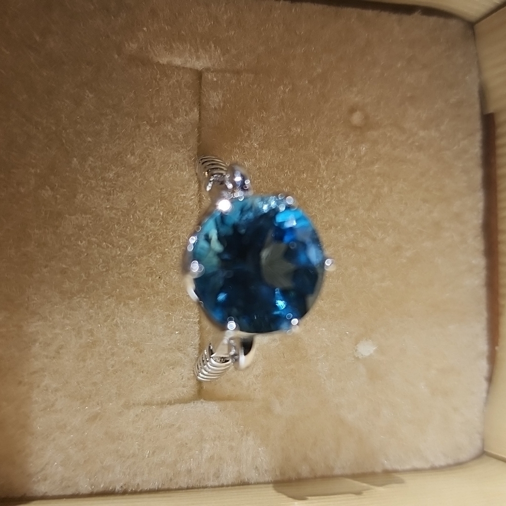 London Blue Topaz Ring